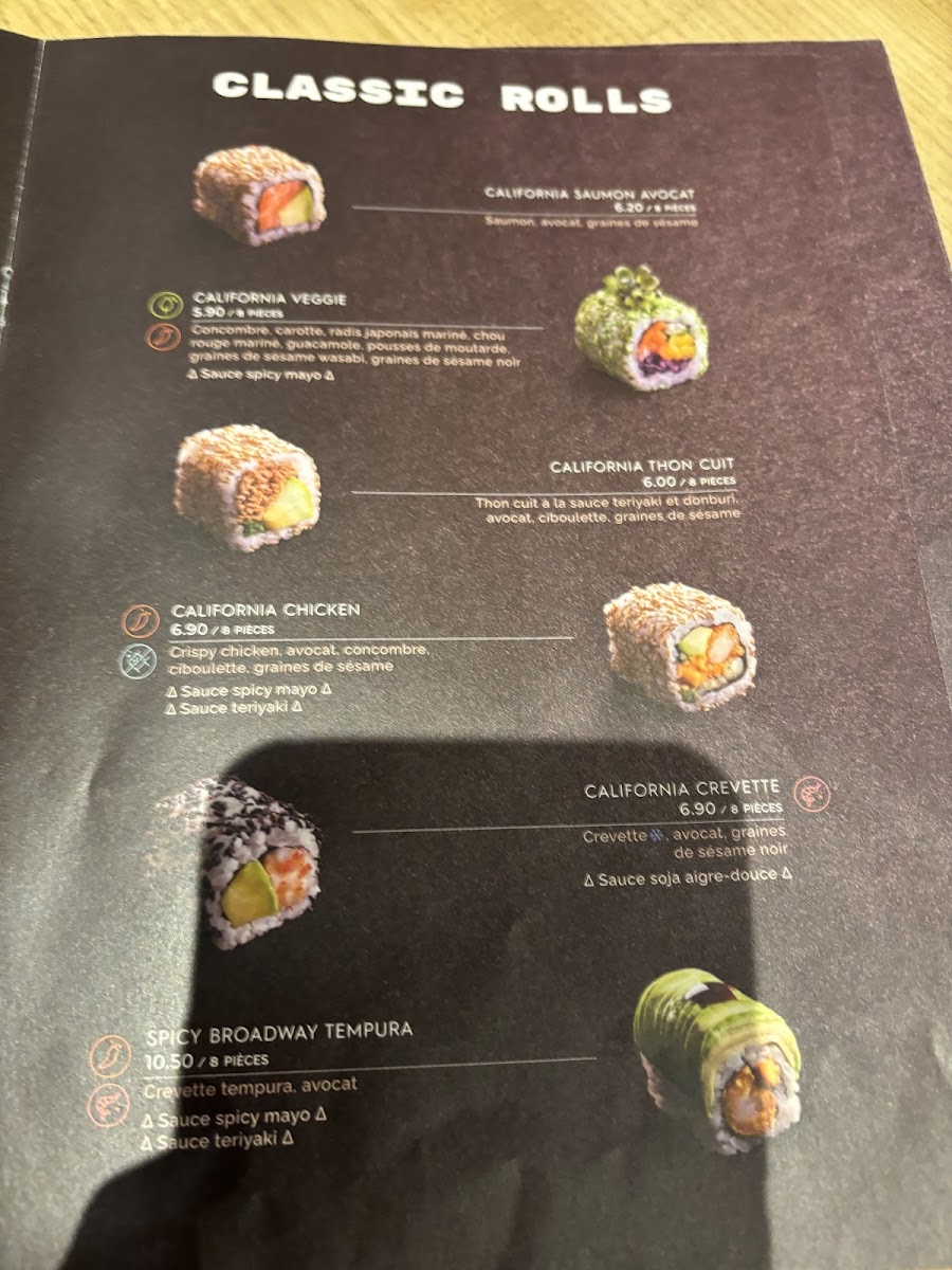 Menu Côté Sushi Lyon Ampère-5