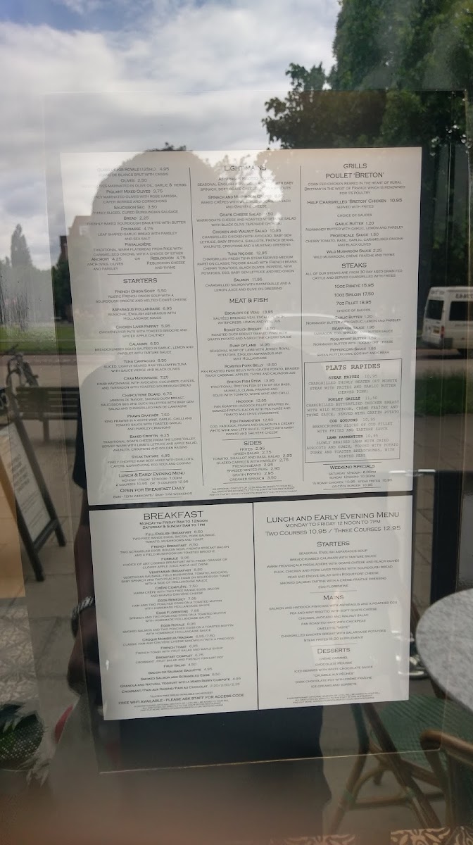 Menu Côte Welwyn Garden City-3