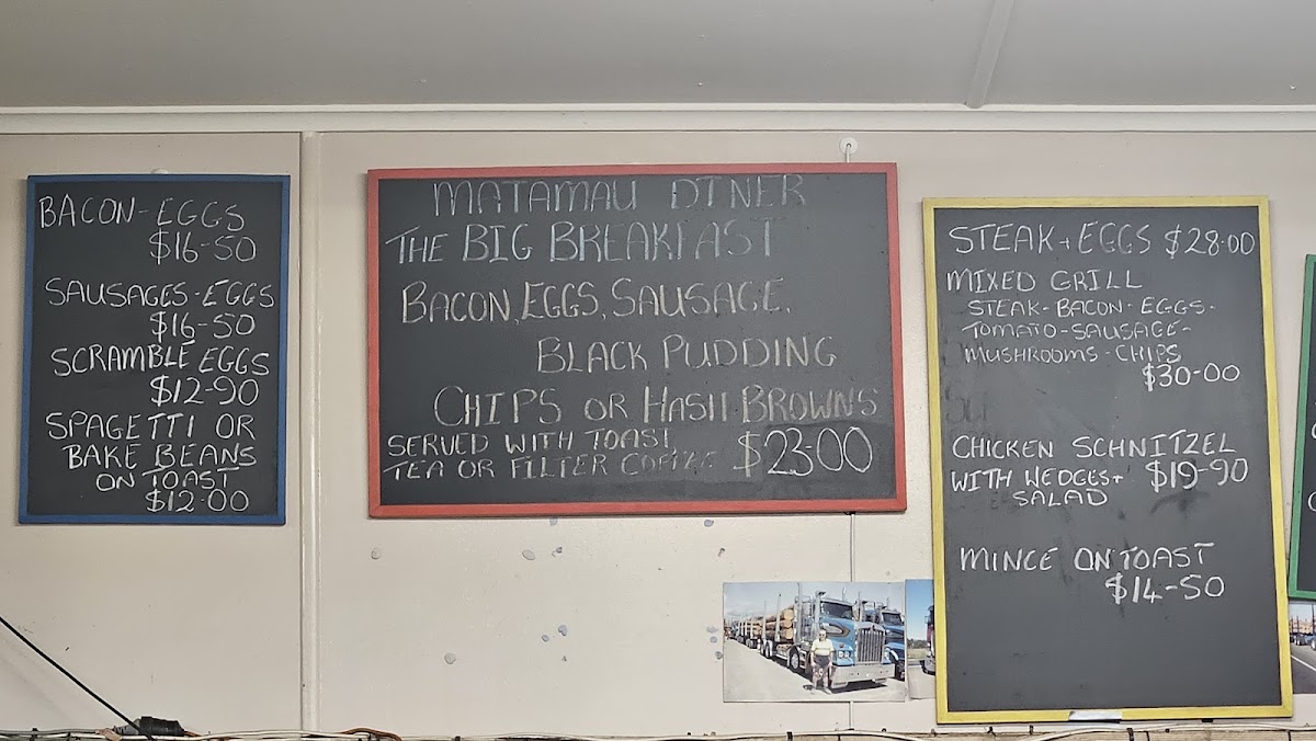 Menu Country Cafe (Matamau Diner)-5