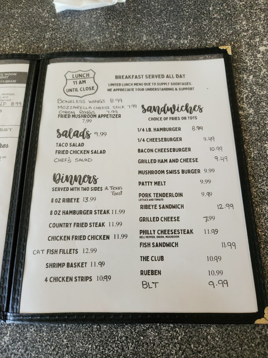 Menu Country Cafe-10
