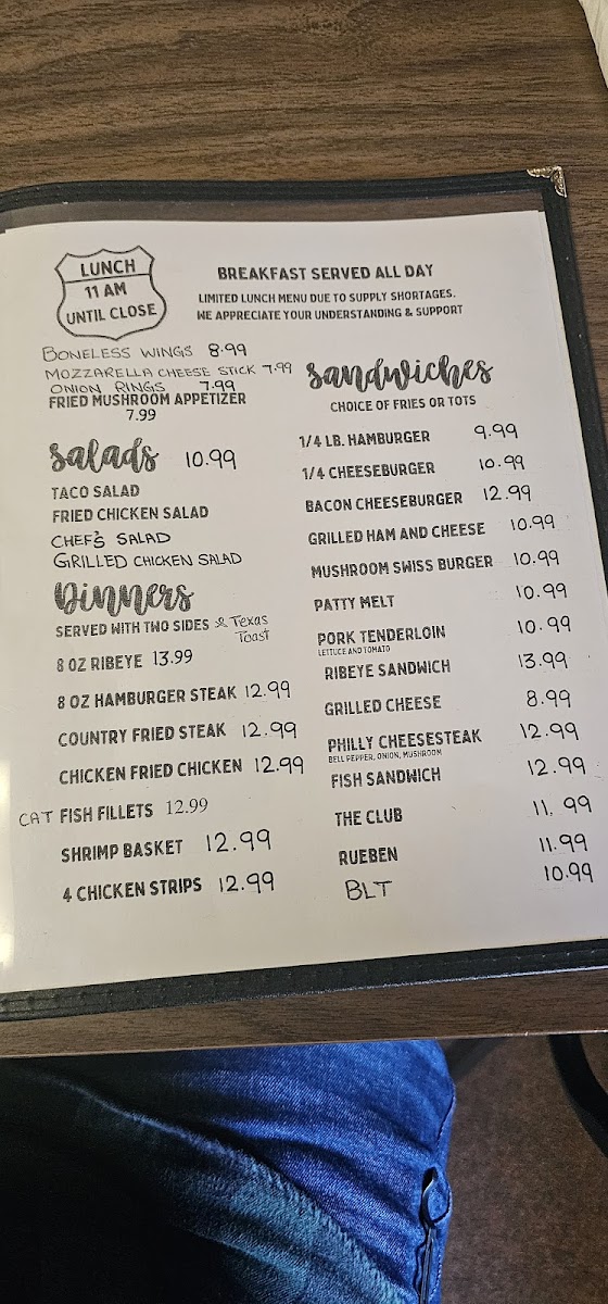 Menu Country Cafe-3