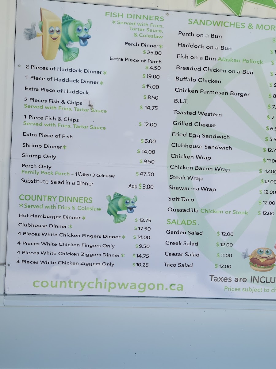 Menu Country Chip Wagon-5