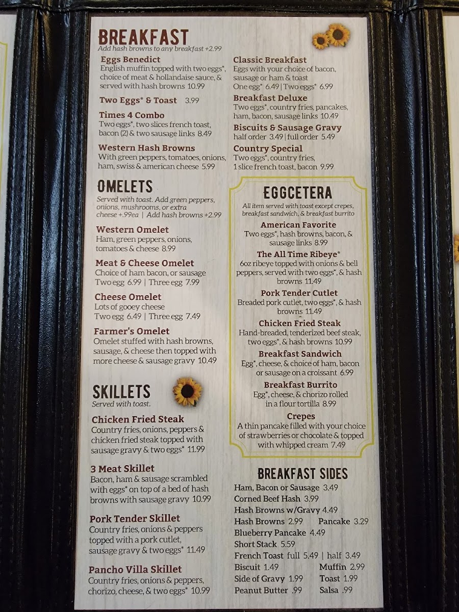 Menu Country Cookin' Cafe-3