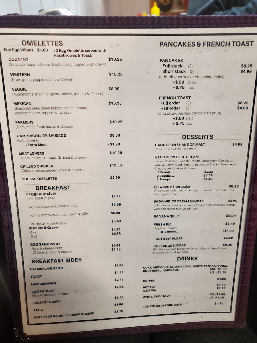 Menu Country Ranch Family Restaurant & Ice Cream Parlor-2