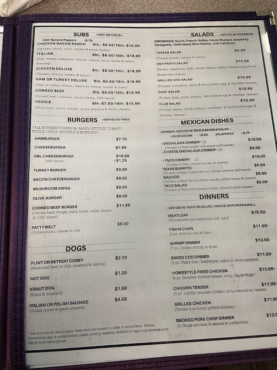Menu Country Ranch Family Restaurant & Ice Cream Parlor-7