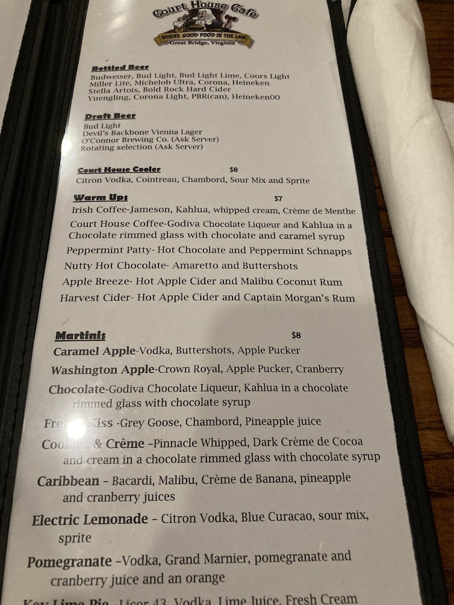 Menu Court House Cafe-9