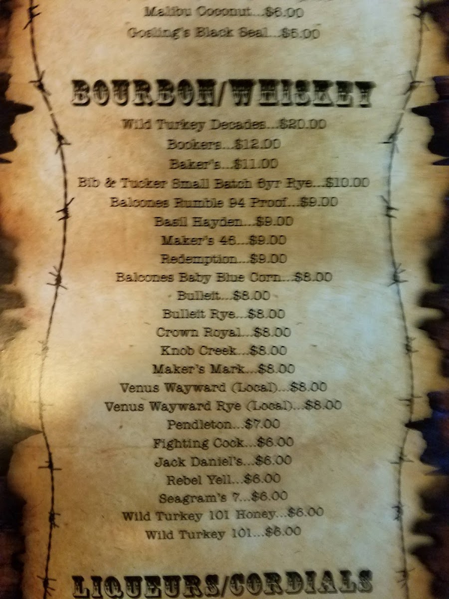Menu Cowboy Bar & Grill-10