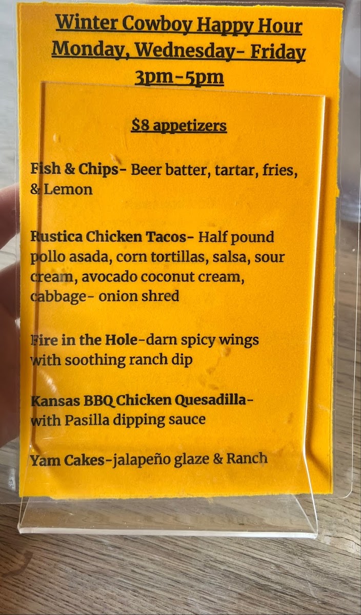 Menu Cowboy Bar & Grill-3