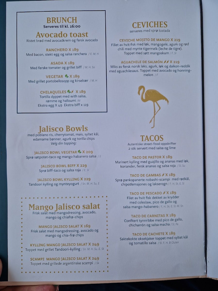 Menu Coyo - Meksikansk Restaurant & Taquilla Bar Sørenga-1