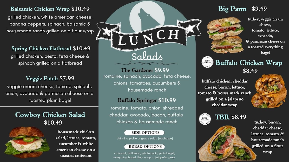 Menu Coyote Coffee Cafe - Powdersville-2