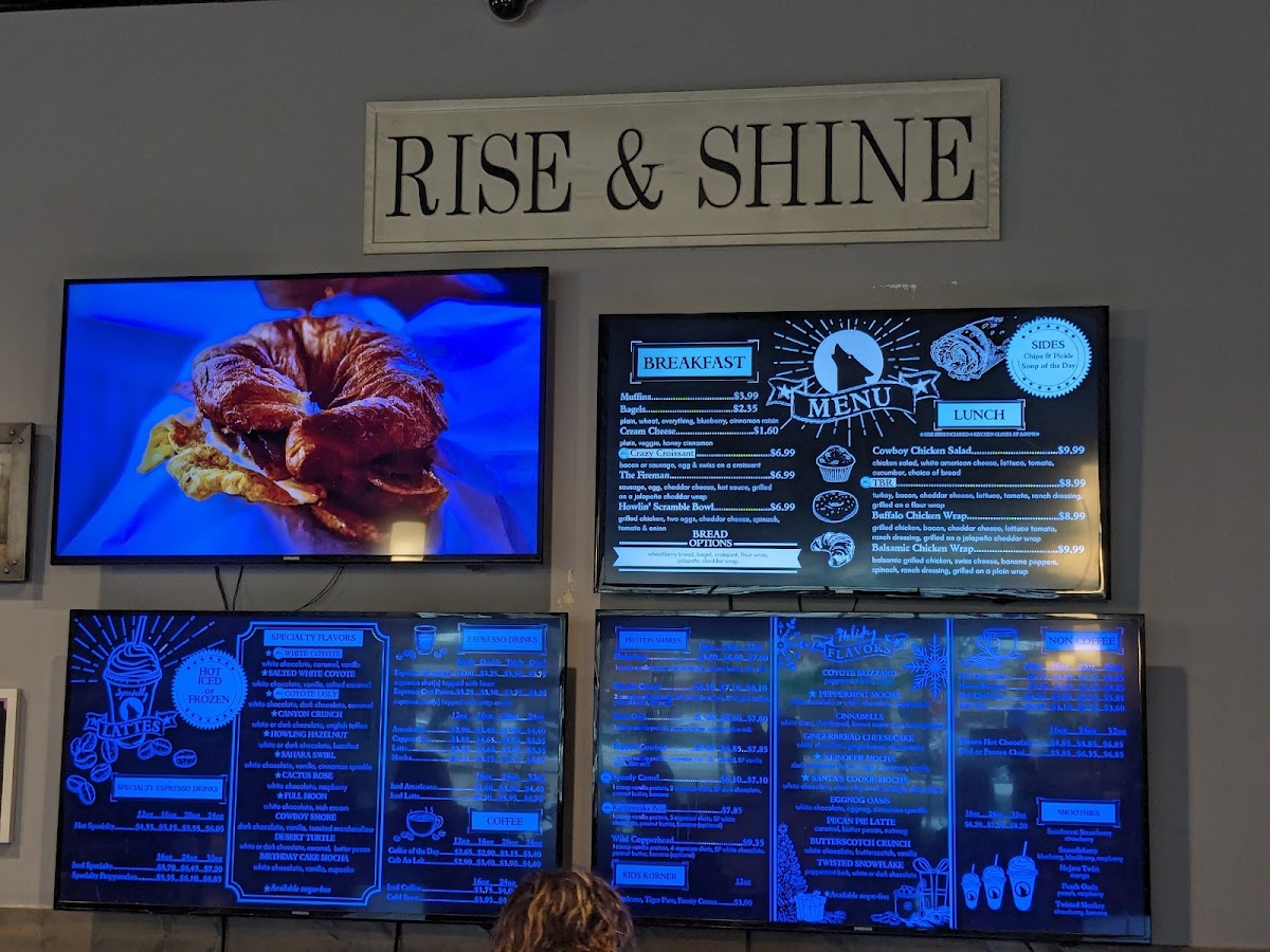 Menu Coyote Coffee Cafe - Powdersville-5