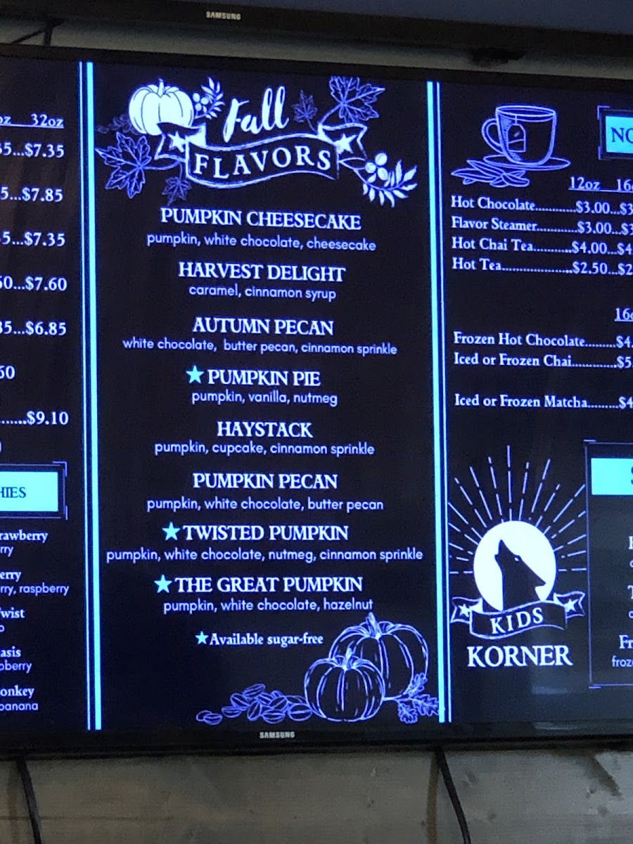 Menu Coyote Coffee Cafe - Powdersville-6