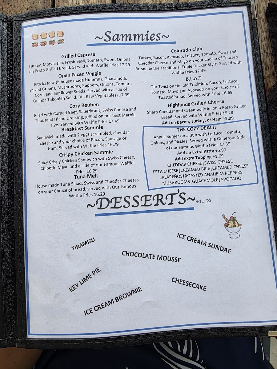 Menu Cozy Cottage-3