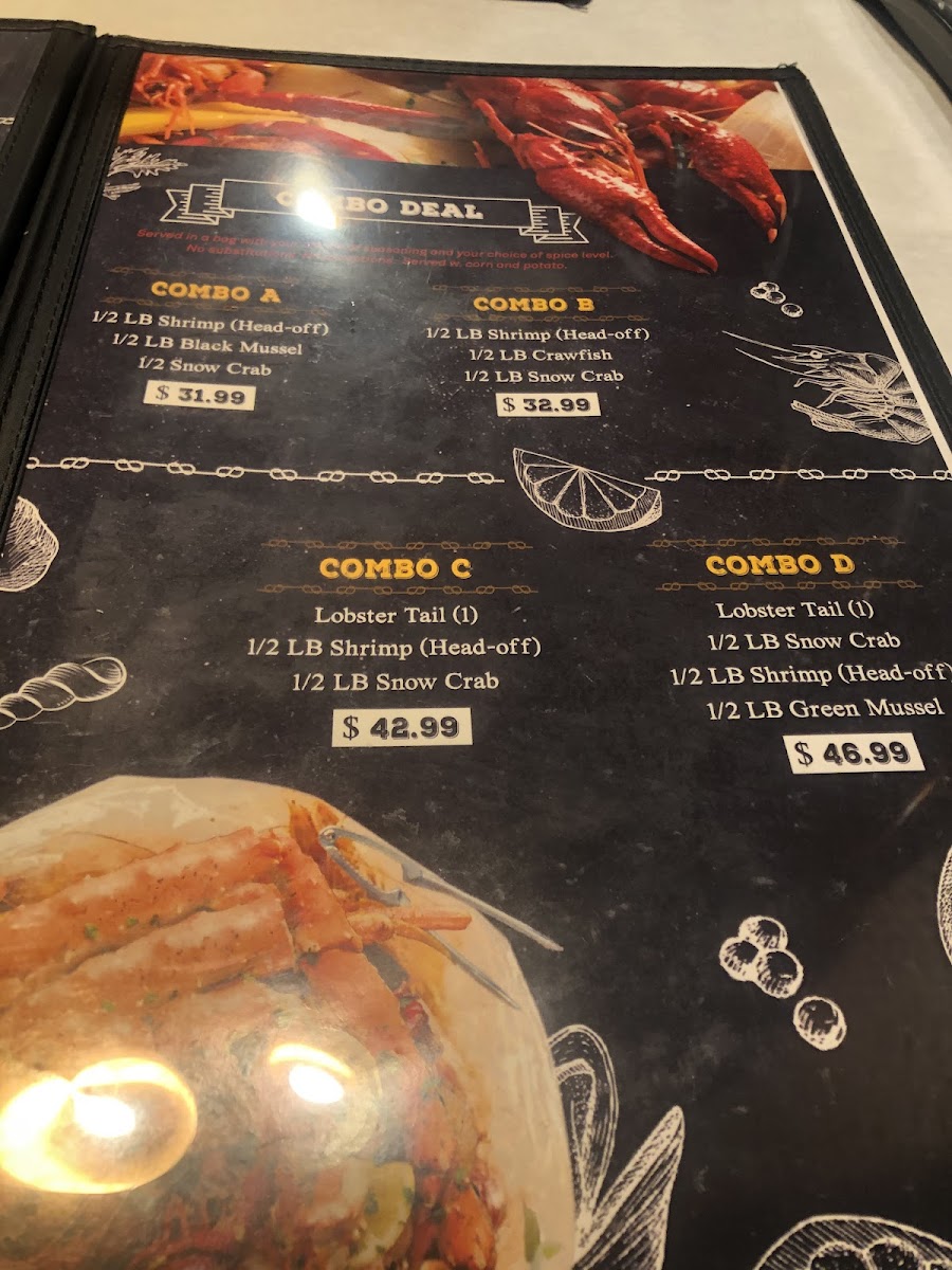 Menu Crab Du Jour Uncc Cajun Seafood & Bar-5
