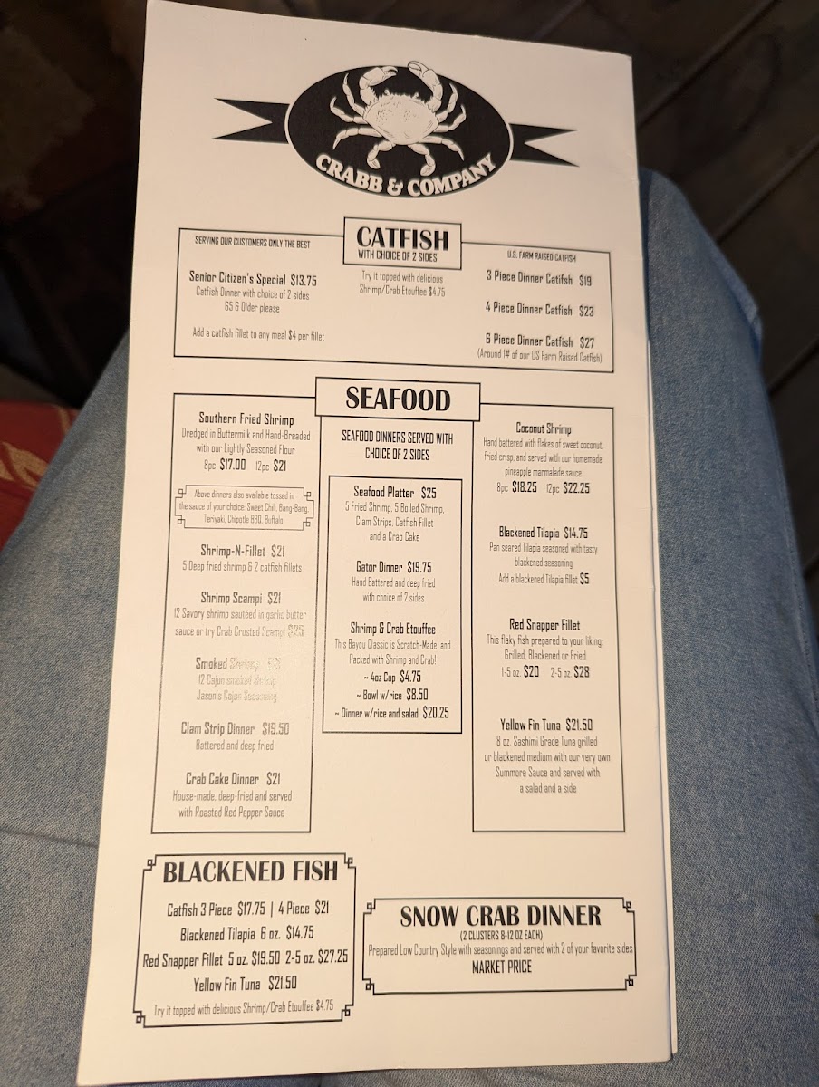Menu Crabb & Company-1