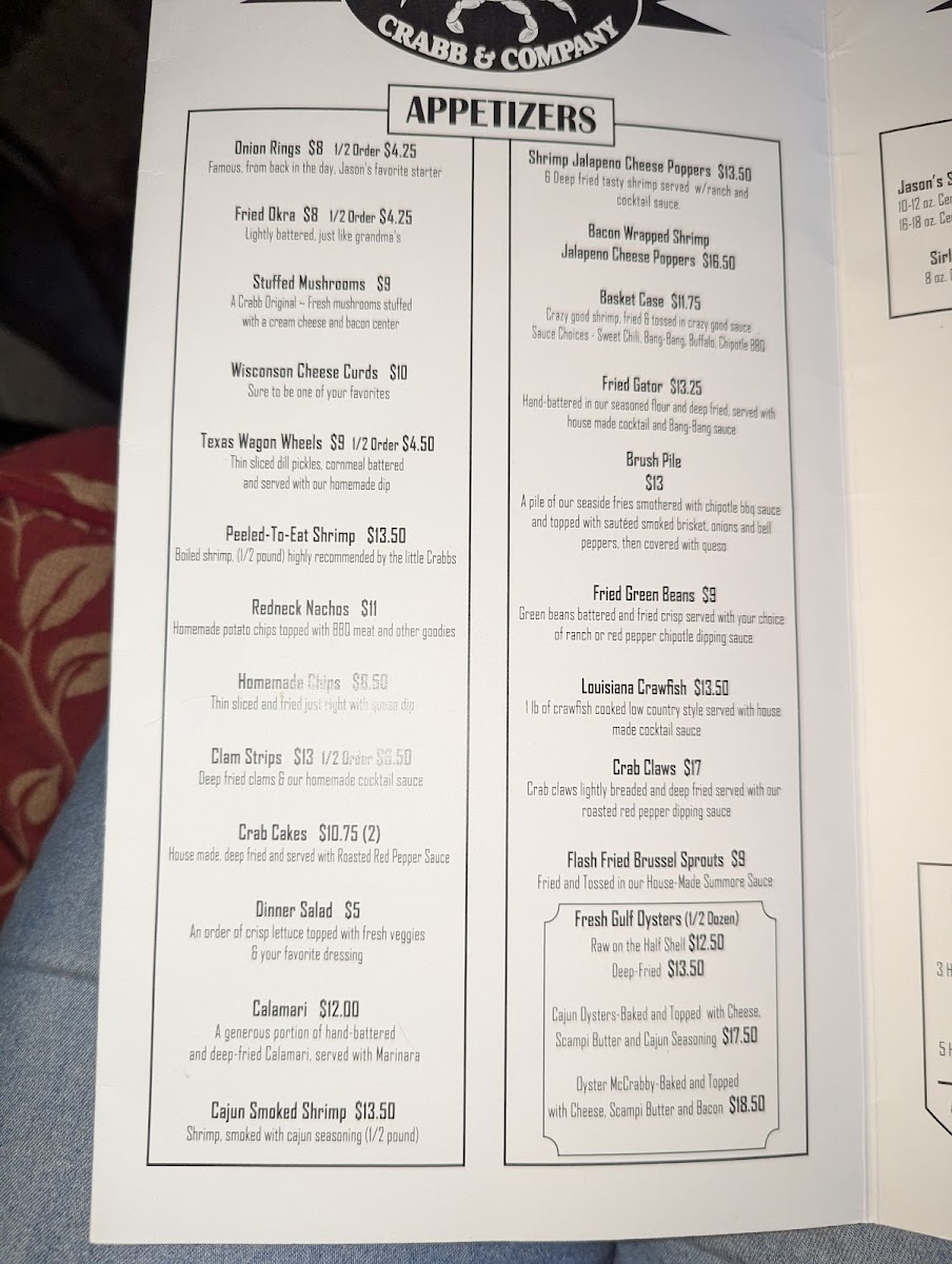 Menu Crabb & Company-4