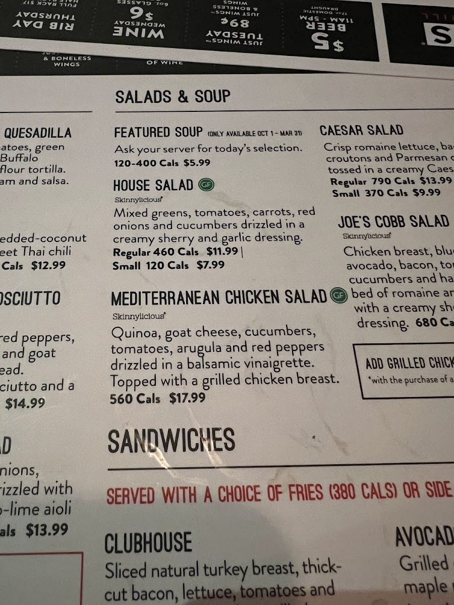 Menu Crabby Joe's Bar • Grill-3