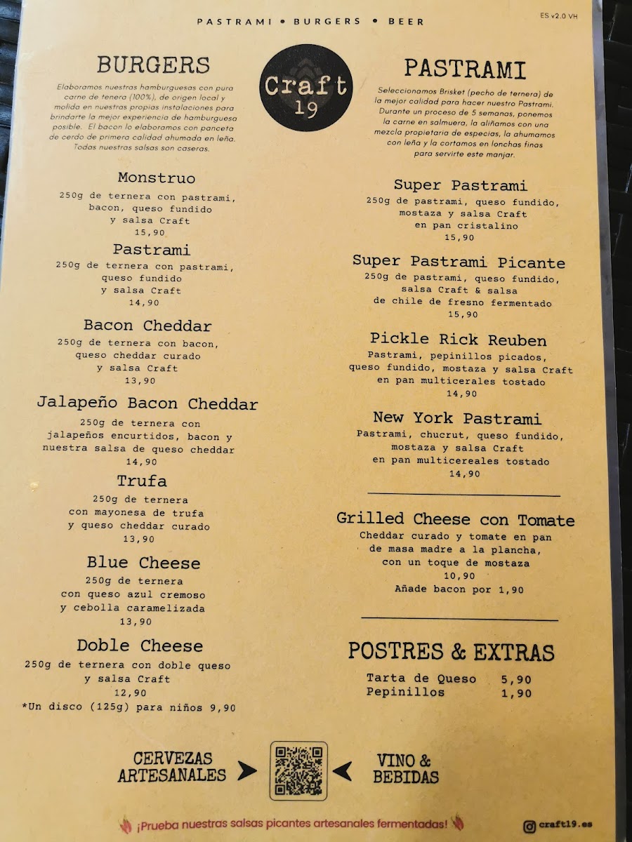 Menu Craft 19 - Mercado Vallehermoso-3
