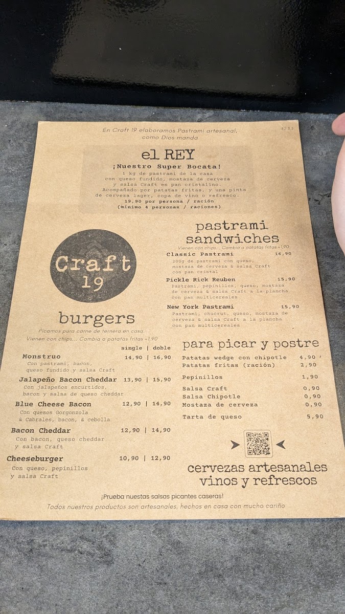 Menu Craft 19 - Mercado Vallehermoso-5