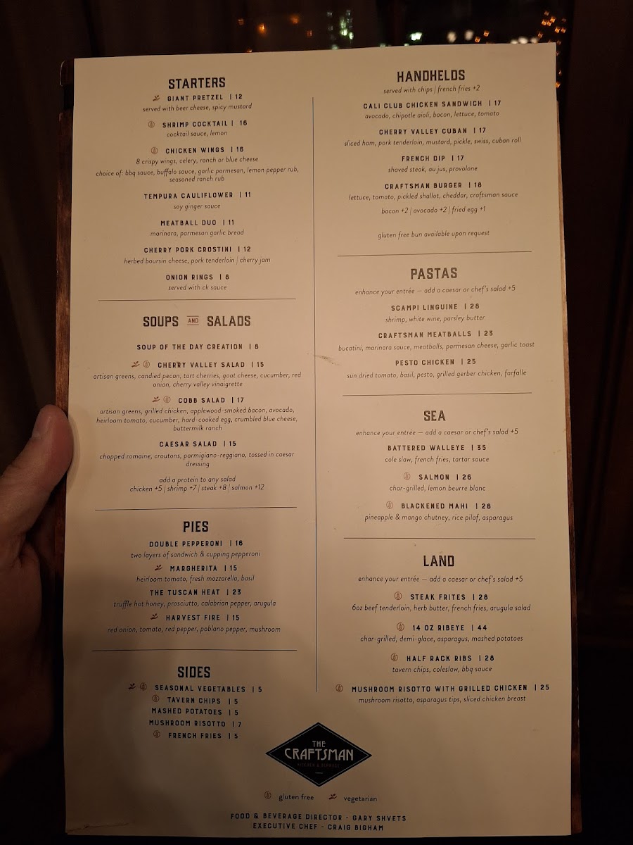 Menu Craftsman Kitchen & Terrace-7