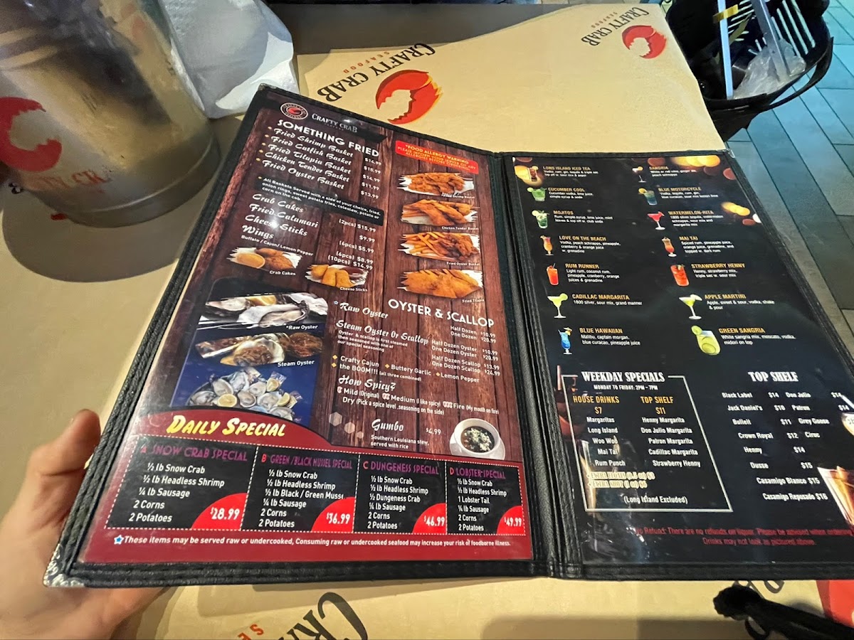 Menu Crafty Crab Woodbridge-10