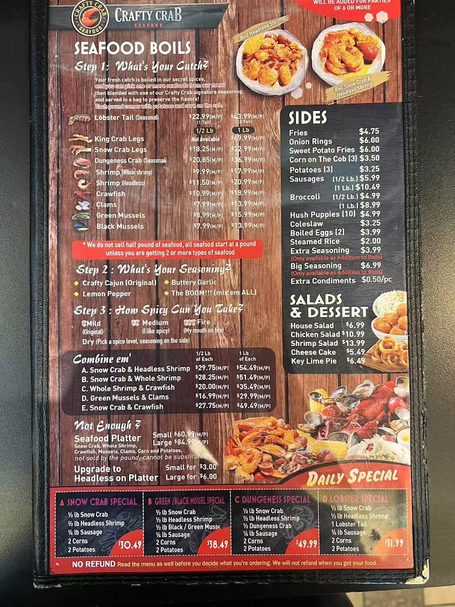 Menu Crafty Crab Woodbridge-6