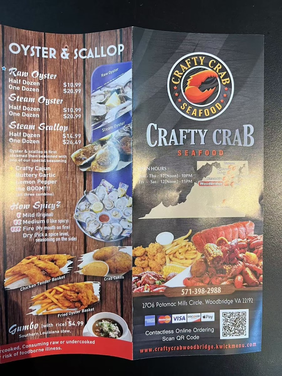 Menu Crafty Crab Woodbridge-8