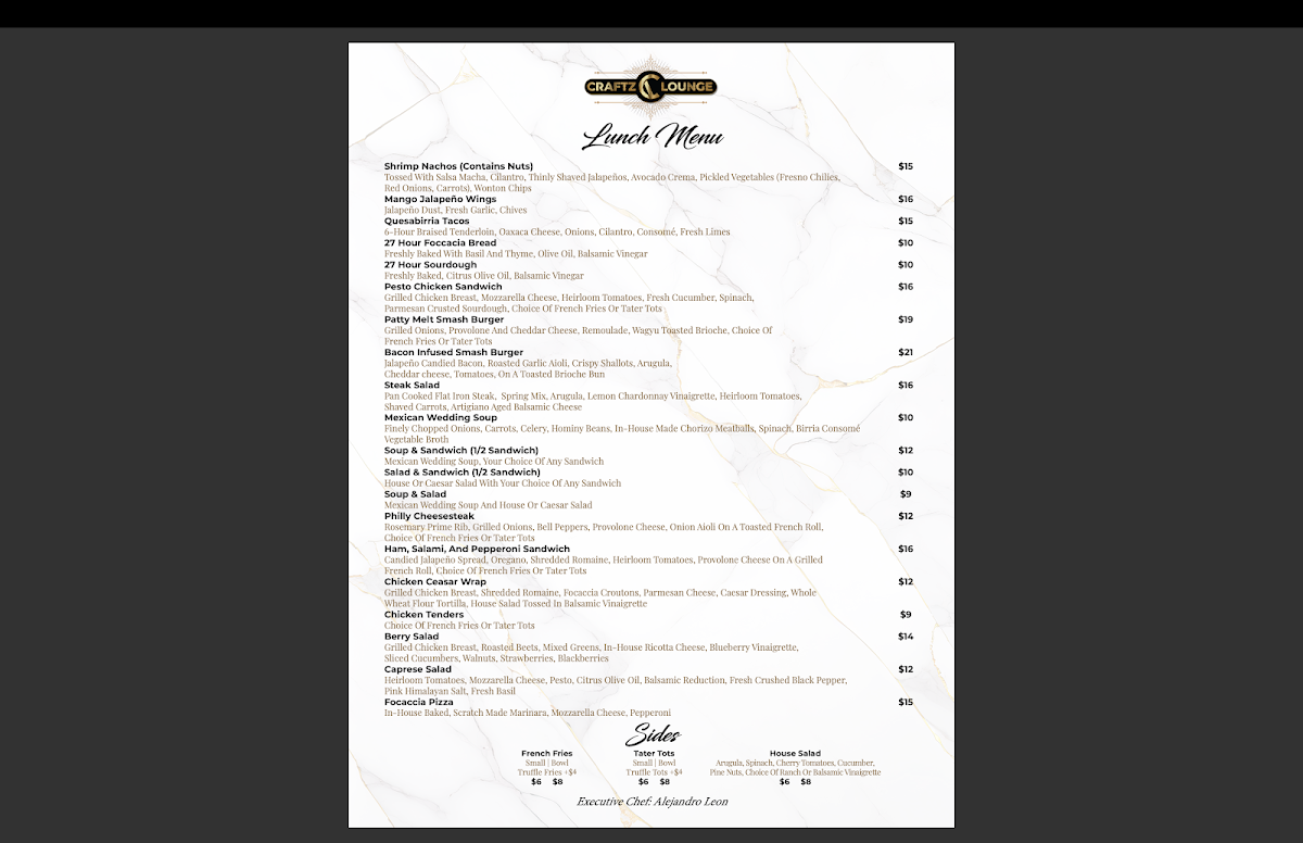 Menu Craftz Lounge-1