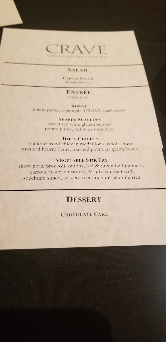 Menu Crave Food & Drink Roseville-4