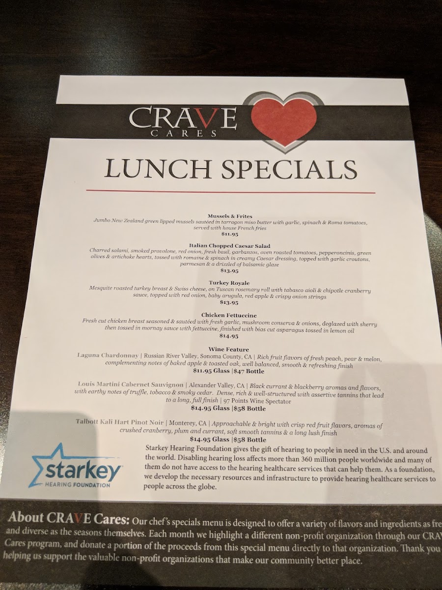 Menu Crave Food & Drink Roseville-6