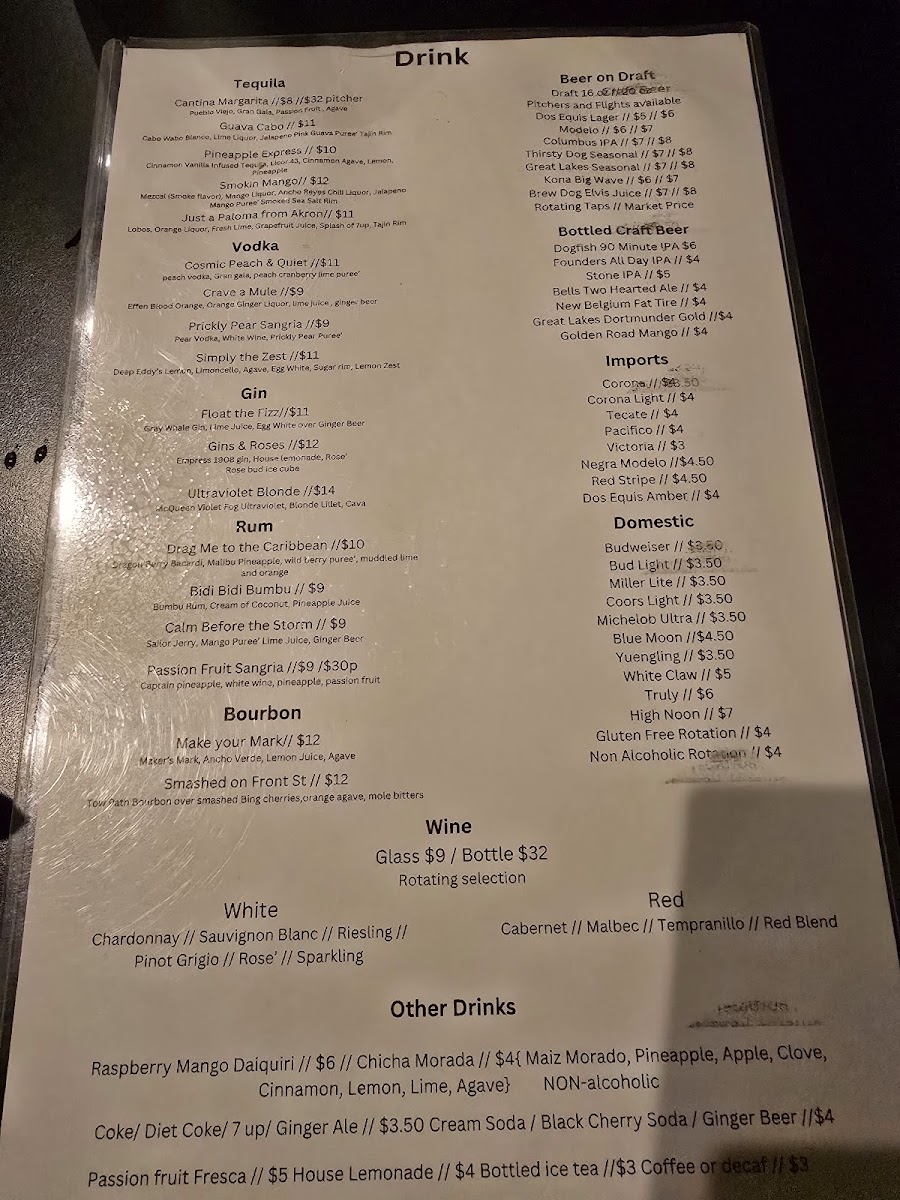 Menu Crave On Front Street-1