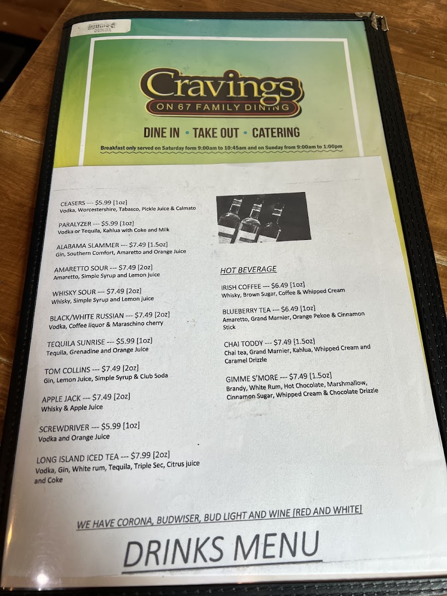 Menu Cravings On 67-1