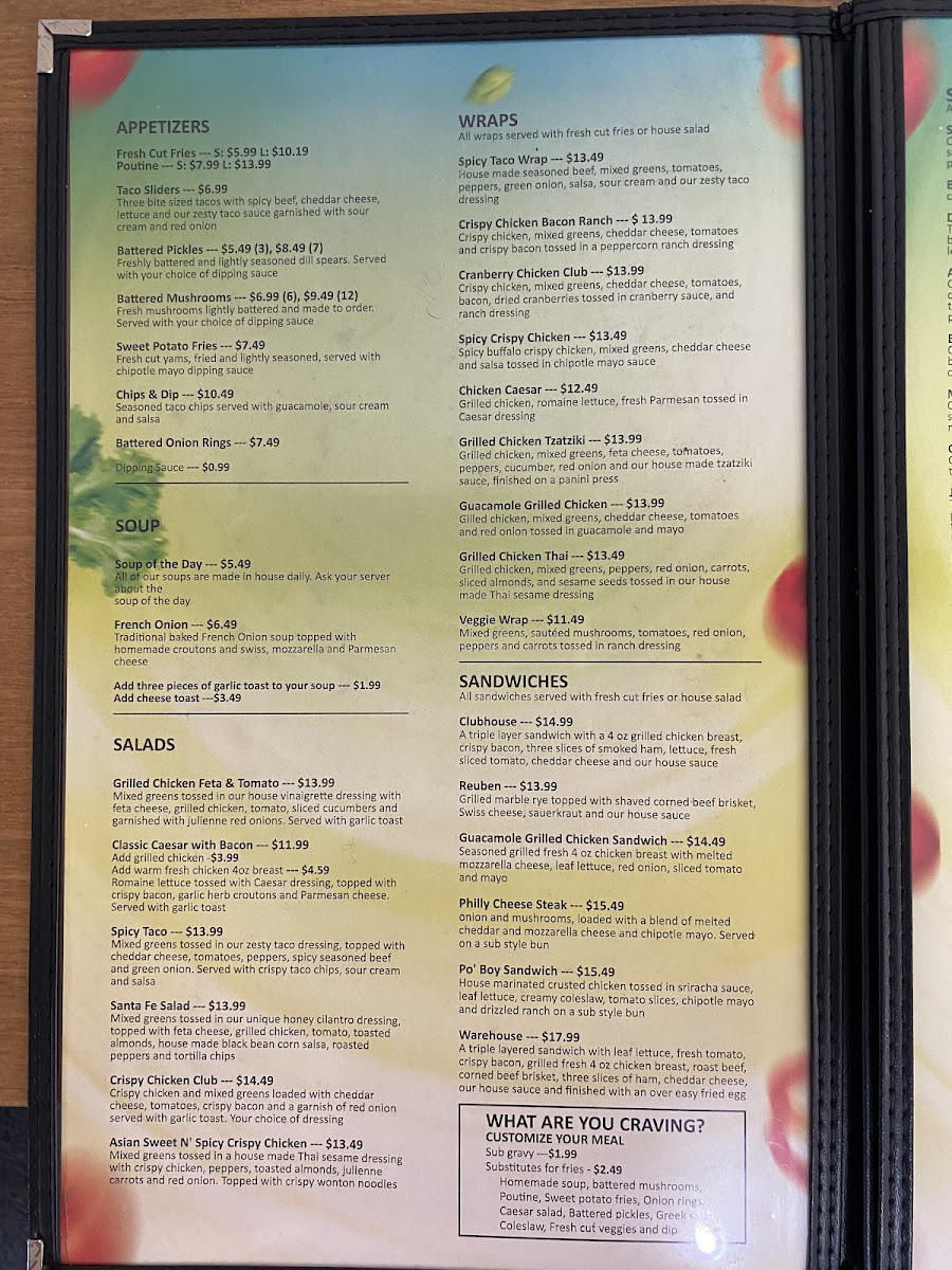 Menu Cravings On 67-2
