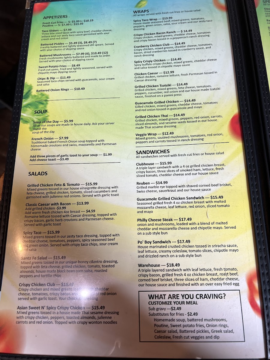 Menu Cravings On 67-3