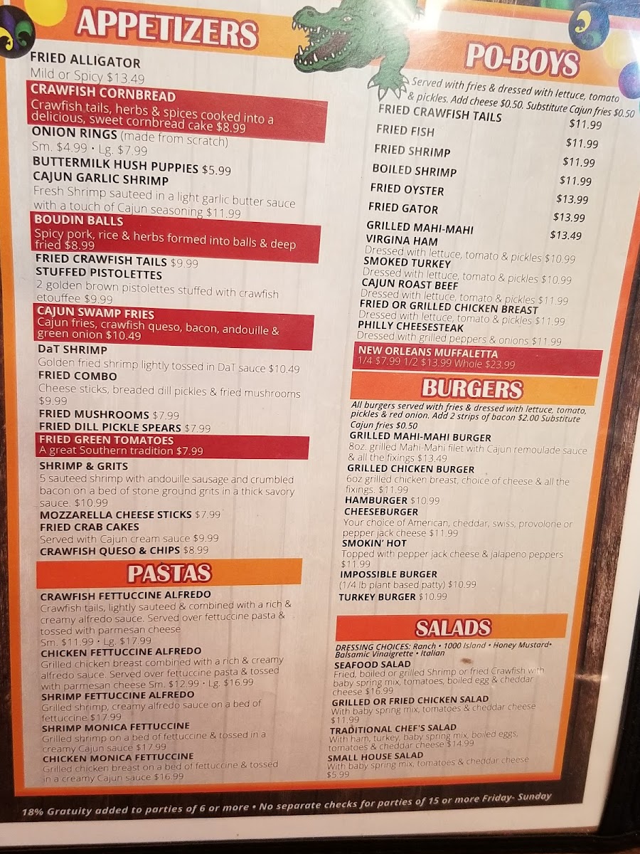 Menu Crawdaddy's Kitchen-4