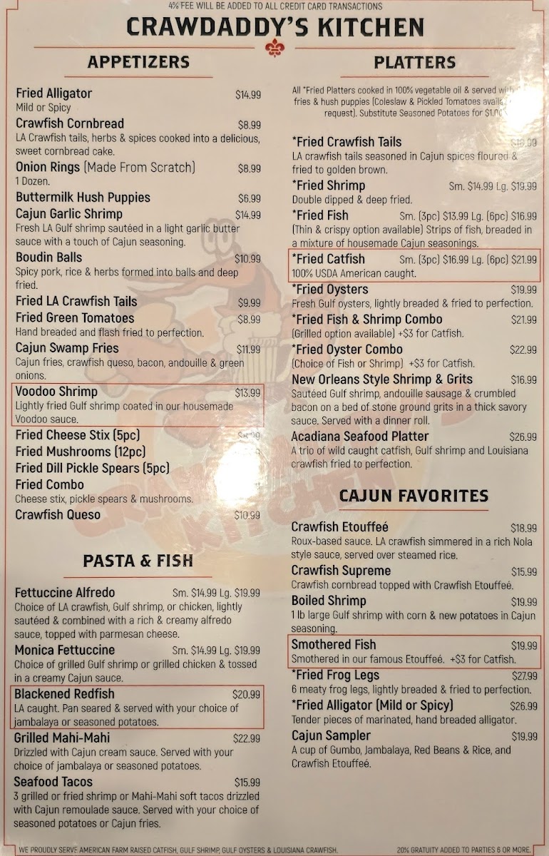 Menu Crawdaddy's Kitchen-5