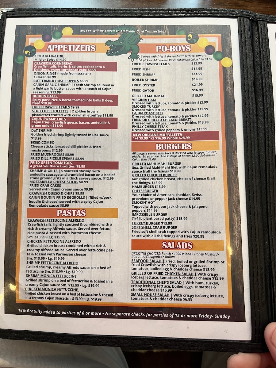 Menu Crawdaddy's Kitchen-8