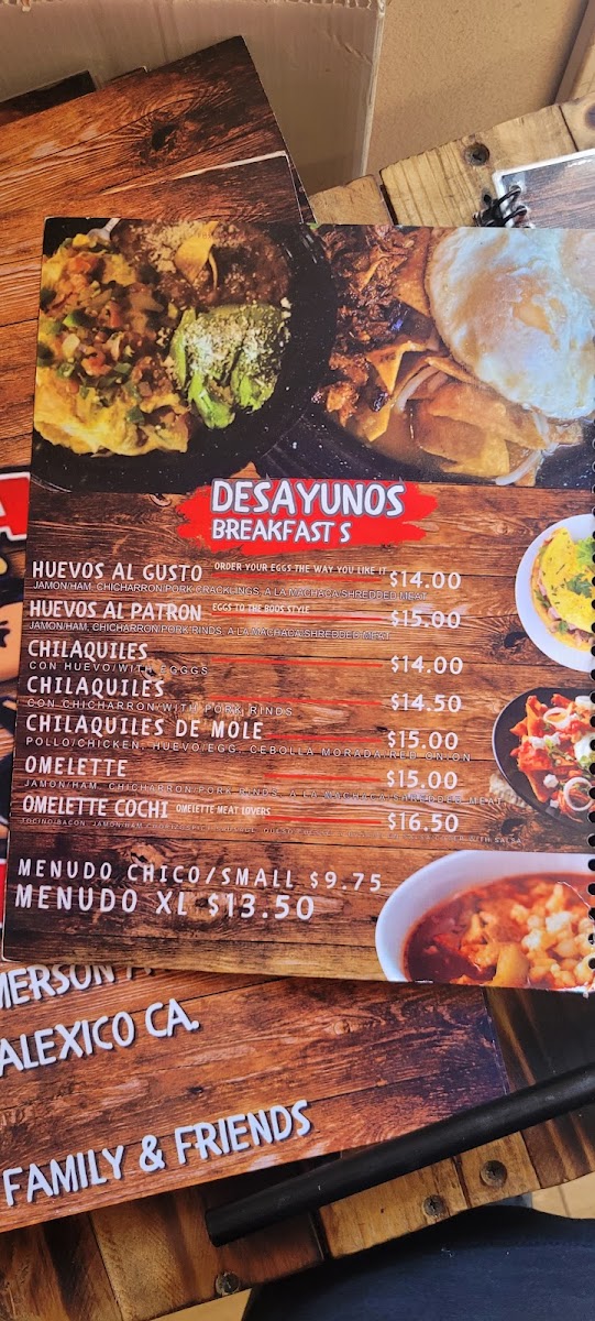 Menu Crazy Bull Inc.-2