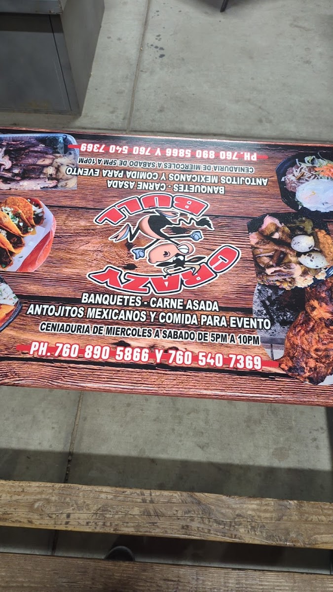 Menu Crazy Bull Inc.-8