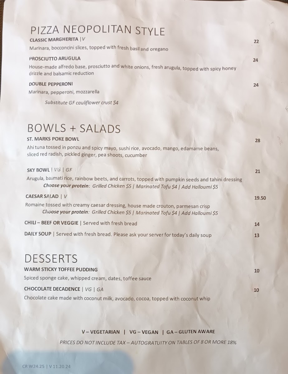 Menu Crazy Raven Bar And Grill-5