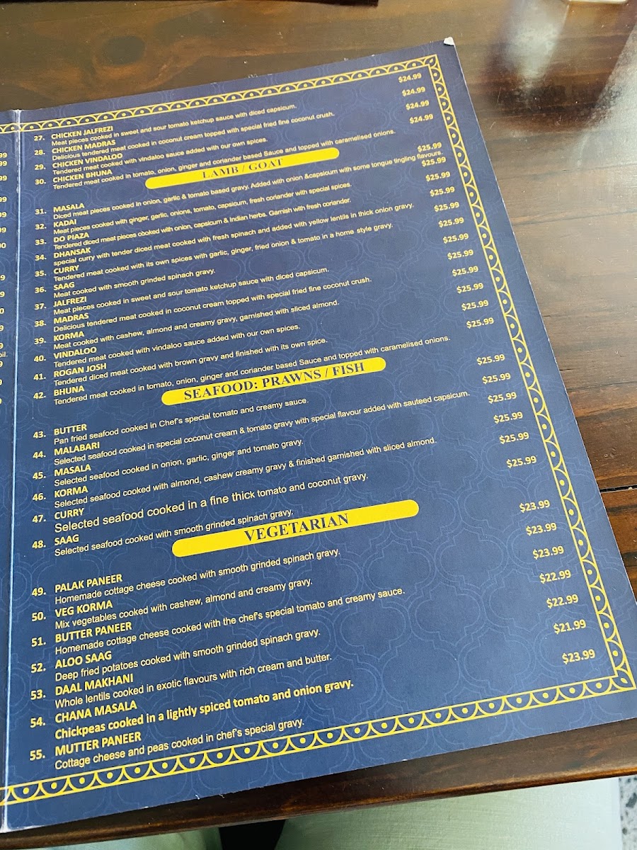 Menu Crazy Tandoor Waihi Beach-4