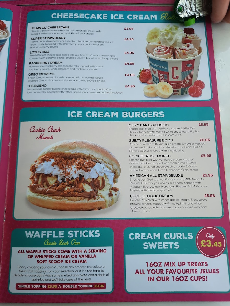 Menu Cream Curls South Shields-1
