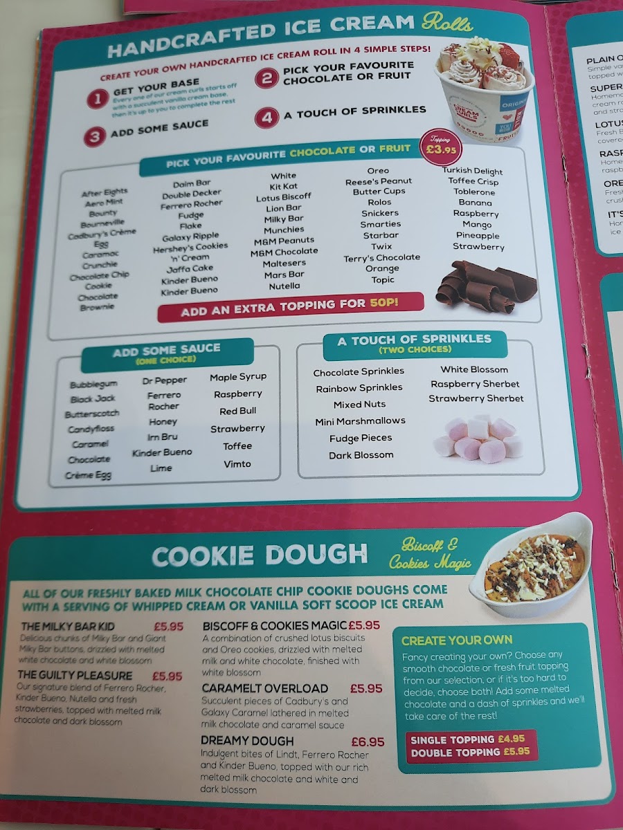 Menu Cream Curls South Shields-2