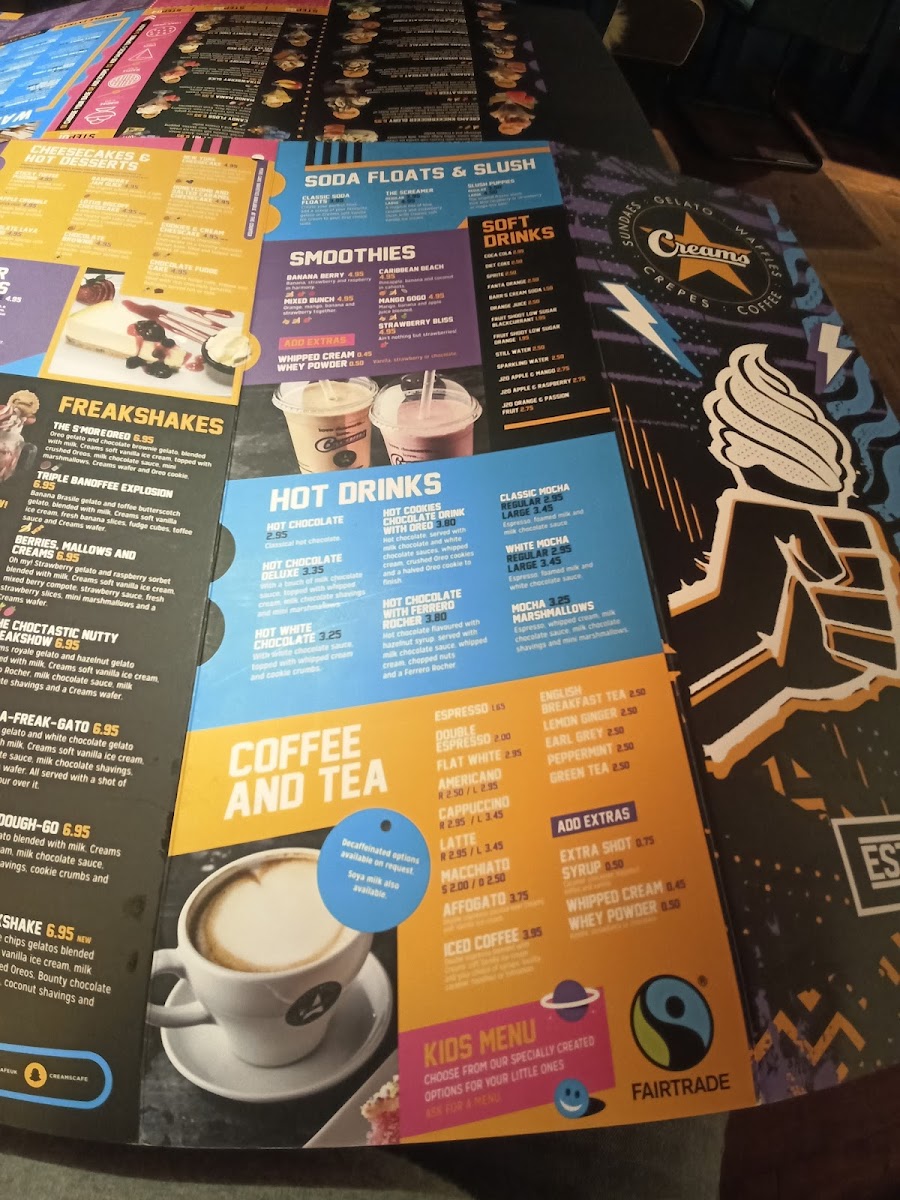 Menu Creams-2