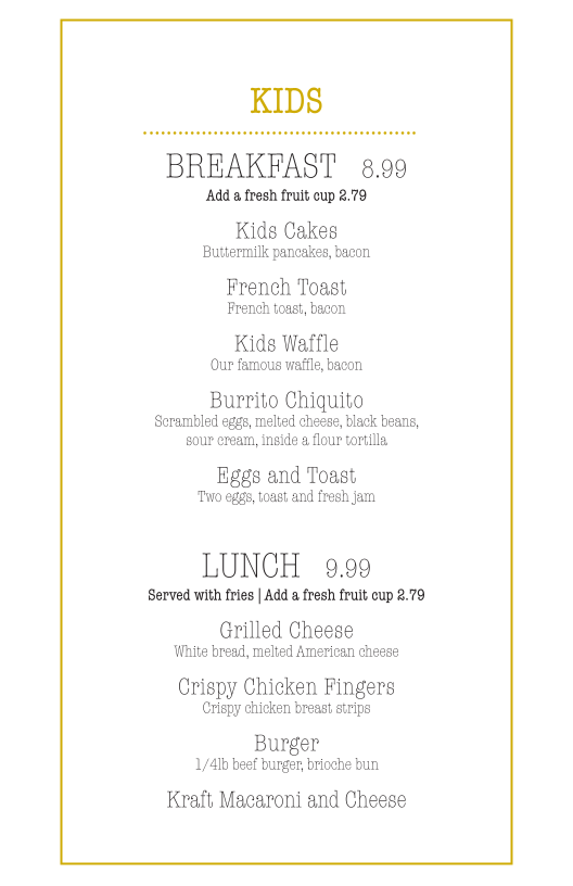 Menu Creekside Café & Grill-5