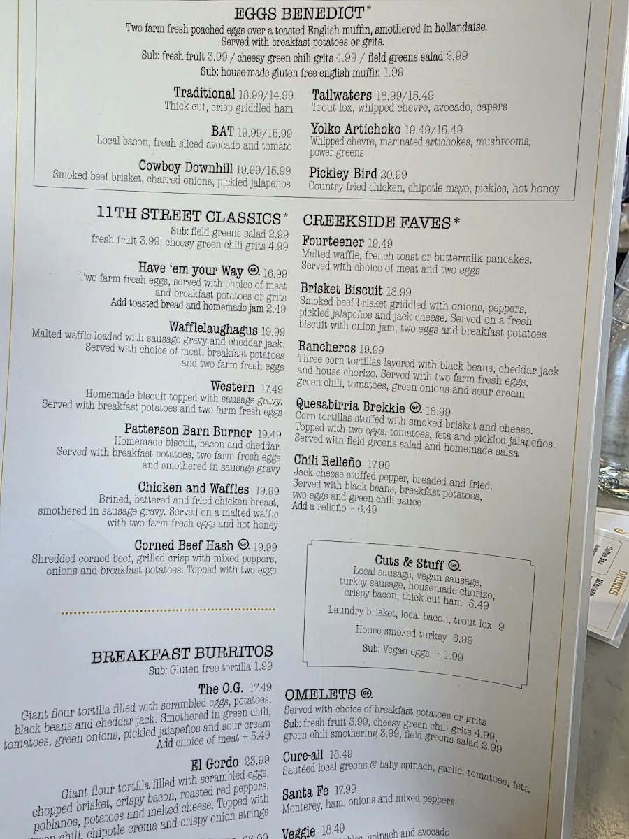 Menu Creekside Café & Grill-8