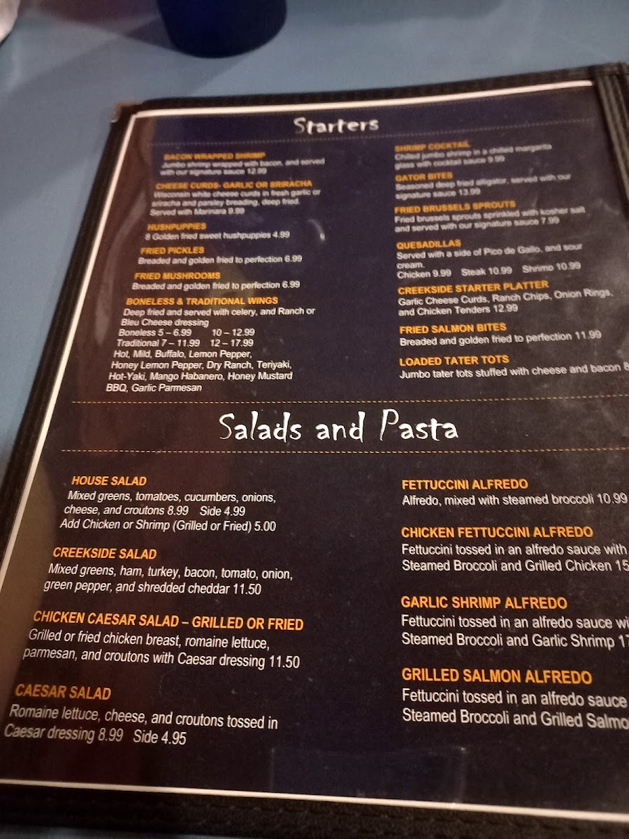 Menu Creekside-1