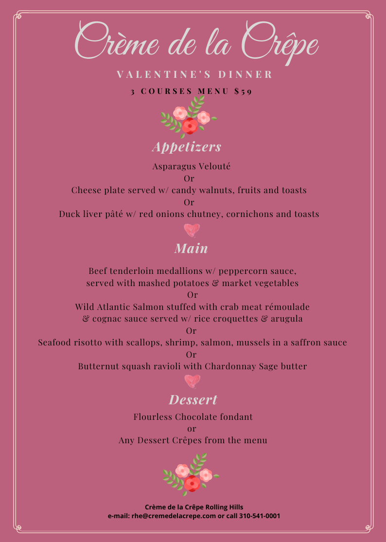 Menu Creme De La Crepe Rolling Hills-4