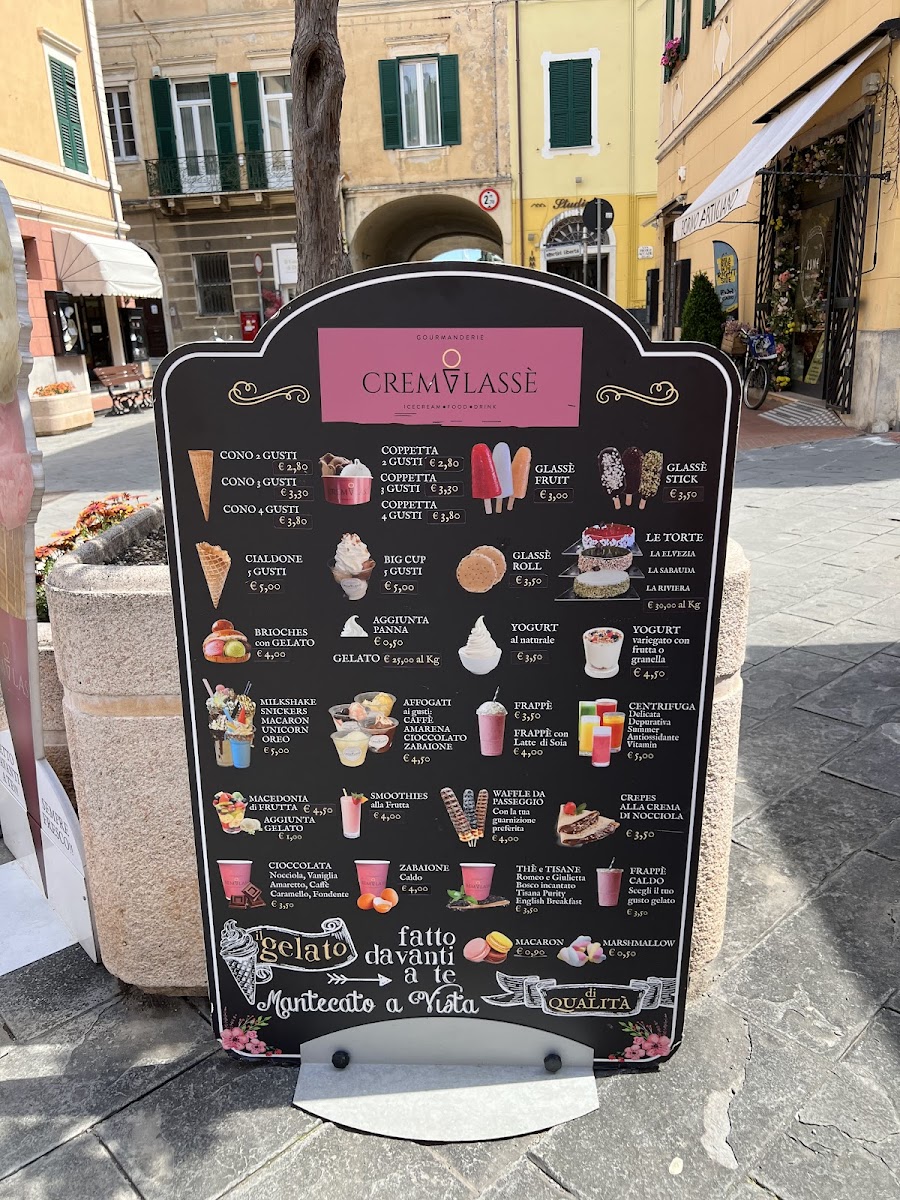 Menu Cremglassè Pietra Ligure-1