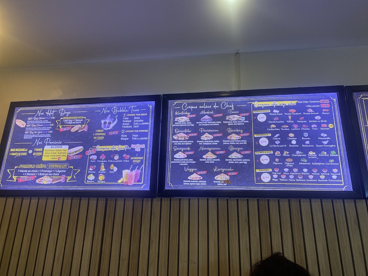 Menu Crêpe Station-5
